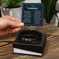 Last Forever Love You Forever (To My Grandson) – Bracelet